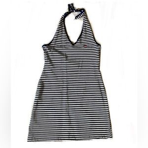 Ralph Lauren Striped Halter Neck Dress